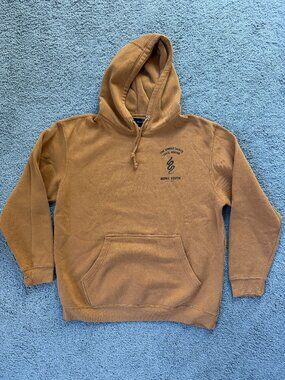 Civil Regime Rebel Youth Snake Graphic Pullover Hoodie Brown Size Large - EUC